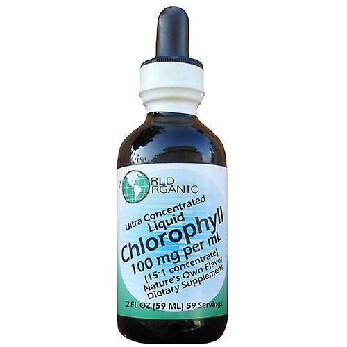 World Organics Ultra Concentrated Liquid Chlorophyll, 2 OZ (Confezione da 3) on Productcaster.