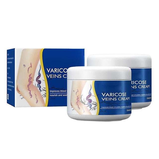 2Pcs Vein Care Fading Cream Varicose Veins Cream For Legs Veins Ointment on Productcaster.