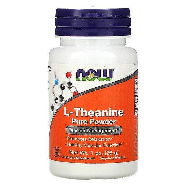 NOW Foods Ora Alimenti, Polvere Pura L-Theanine, 1 oz (28 g) on Productcaster.