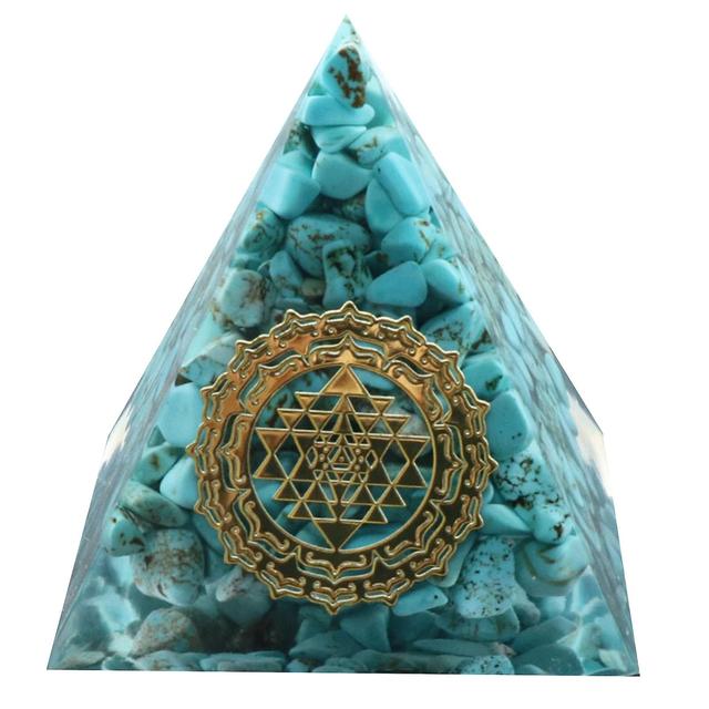 Crystal Pyramid Protection & Positive Energy Generator For Anxiety Relief D2 on Productcaster.