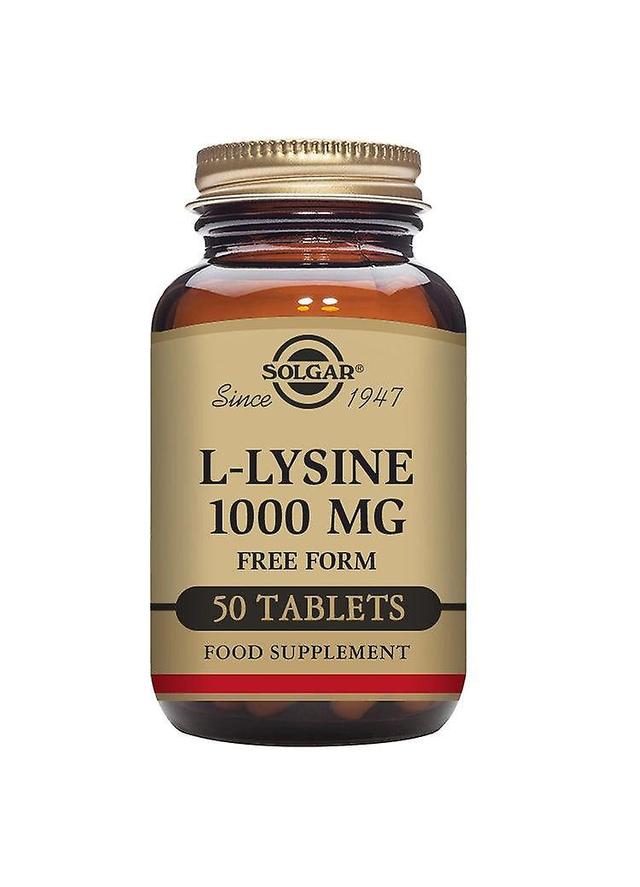 Solgar l-lyzín 1000mg 50's on Productcaster.