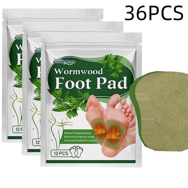 Wormwood Detox Foot Patches Feet Care Relieve Stress Help Sleep Slimming Body Shape Foot Paste Body Toxins Cleansing Weight Loss 36pcs on Productcaster.