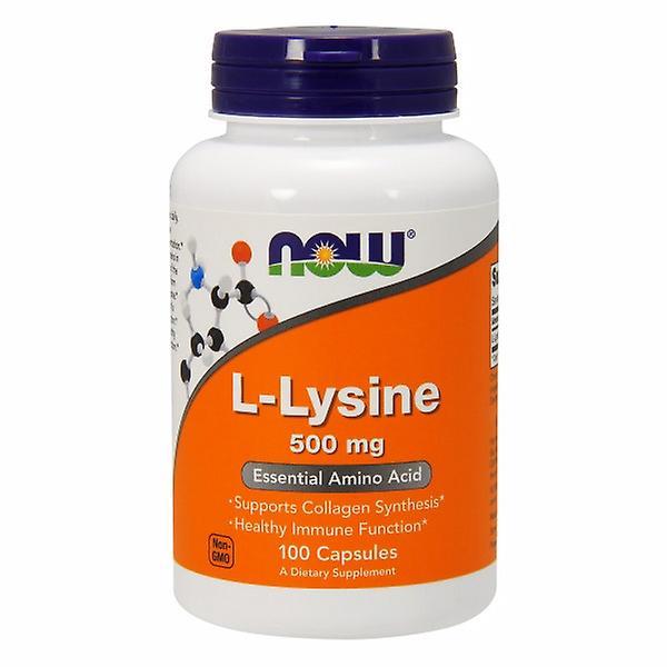 Now Foods L-Lysine, 500 mg, 100 Caps (Pack of 6) on Productcaster.