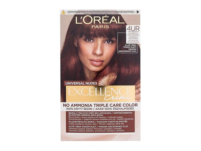 L'Oréal Paris - Excellence Creme Triple Protection 4UR Universal Dark Red - For Women, 48 ml on Productcaster.