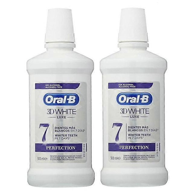 Oral-b munvatten bucal 3d vit lyx 2x500ml on Productcaster.