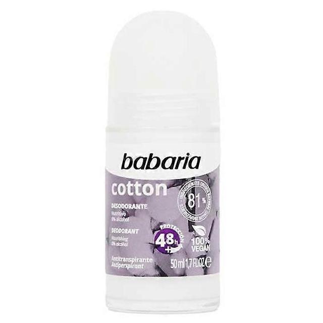 Babaria deodorant cotton roll on 50ml on Productcaster.