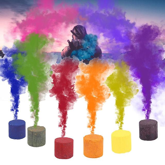 3pcs Colorful Smoke Pills Combustion Smog Cake Effect Smoke Bomb Pills Portable Photography Prop Halloween Props New on Productcaster.