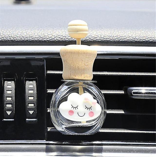 Sjioh Car Perfume Bottle Car Hanging Perfume Pendant Fragrance Air Freshener Empty Glass Perfume Diffuser Bottle Car Accessories on Productcaster.