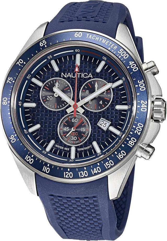 Nautica Herrenuhr NAPOBS108 Blau on Productcaster.