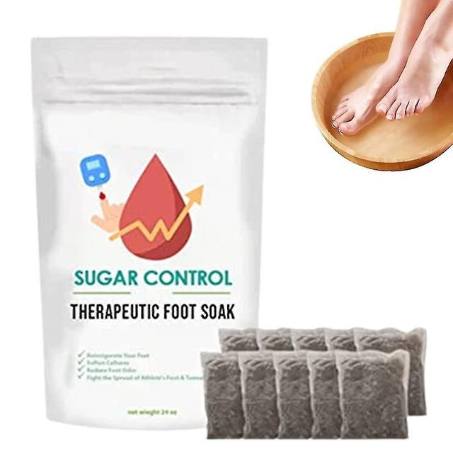 Controle de Açúcar Terapêutico Pé Imersão, Saco de Imersão Natural Detox Pé, Controle de Açúcar Pé Saco de Imersão Terapêutico 1 saco - 10pcs on Productcaster.