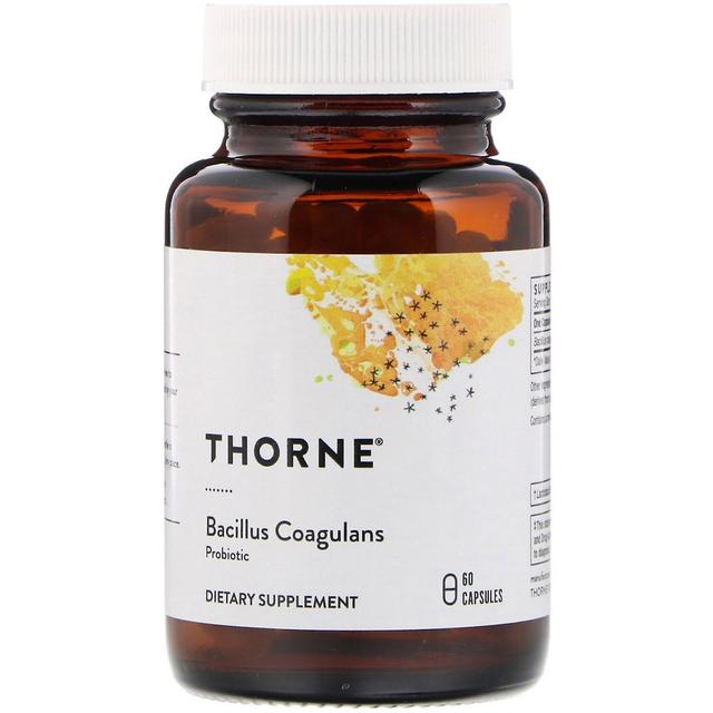 Thorne Research, Bacillus Coagulans, 60 kapsler on Productcaster.