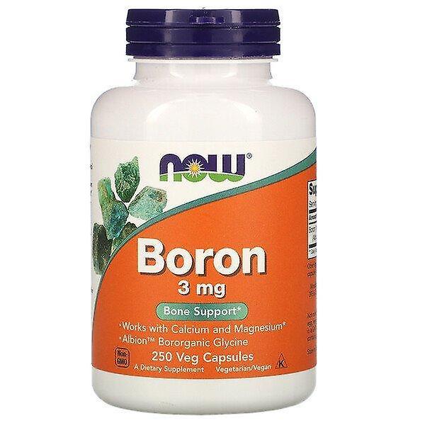 Now Foods, Boron, 3 mg, 250 Veg Capsules on Productcaster.