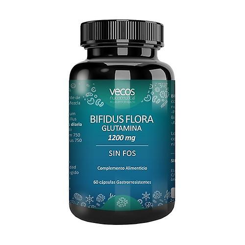 Vecos Bifidus Flora with glutamine 1200mg (without FOS) 60 capsules on Productcaster.