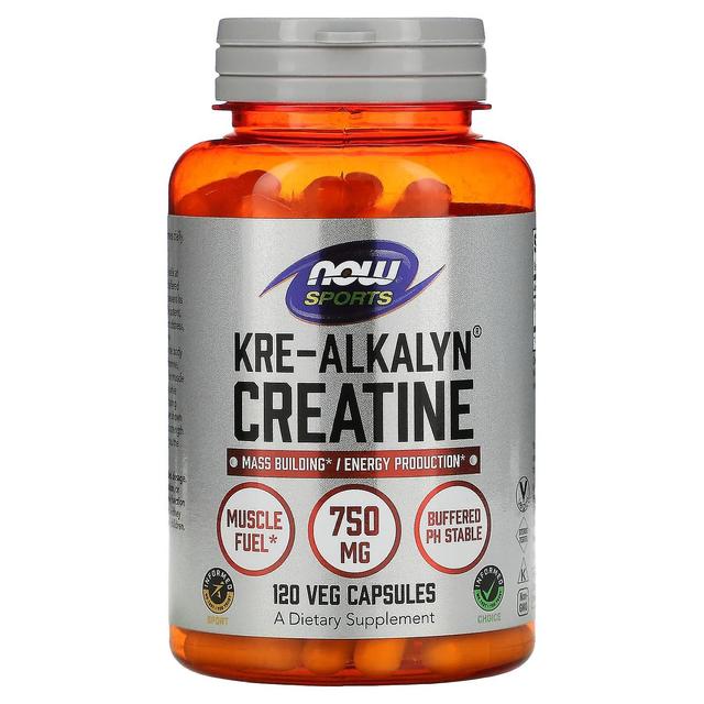 NOW Foods NOW Alimentos, Esportes, Kre-Alkalyn Creatina, 120 Cápsulas on Productcaster.