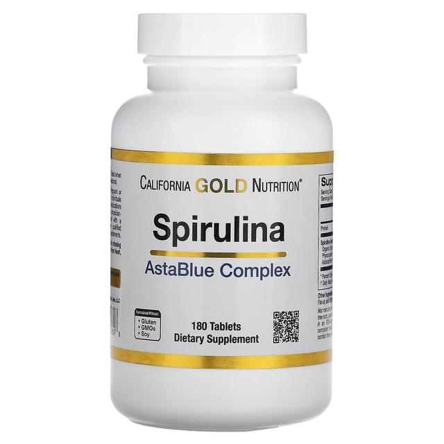 California Gold Nutrition, Spirulina AstaBlue Complex, 180 tabletter on Productcaster.