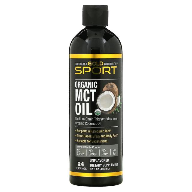 California Gold Nutrition, Organic MCT Oil, 12 fl oz (355 ml) on Productcaster.