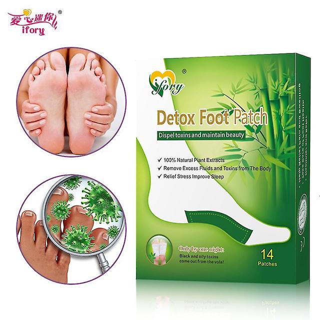 Istory Herbal Multifunctional Bamboo Vinegar Detox Foot Patch 28 Pieces = 2 Boxes Silmming Health Clean Pad Foot Care Cream Hong Kong on Productcaster.