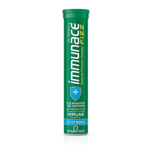 Vitabiotics Immunace Fizz - 20 Comprimidos Aromatizados Laranja Natural on Productcaster.