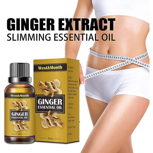 30ml Belly Drainage Ginger Oil Weight Loss Lymphatic Body Massage Essence on Productcaster.