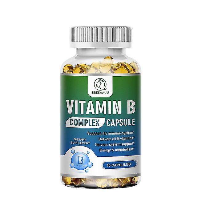 Guoguo Organic Complex Vitamin Supplements (b12 B1 B2 B3 B5 B6 B9 Folic Acid & Biotin) Relieve Stress Energy Immunity Support 10pcs on Productcaster.