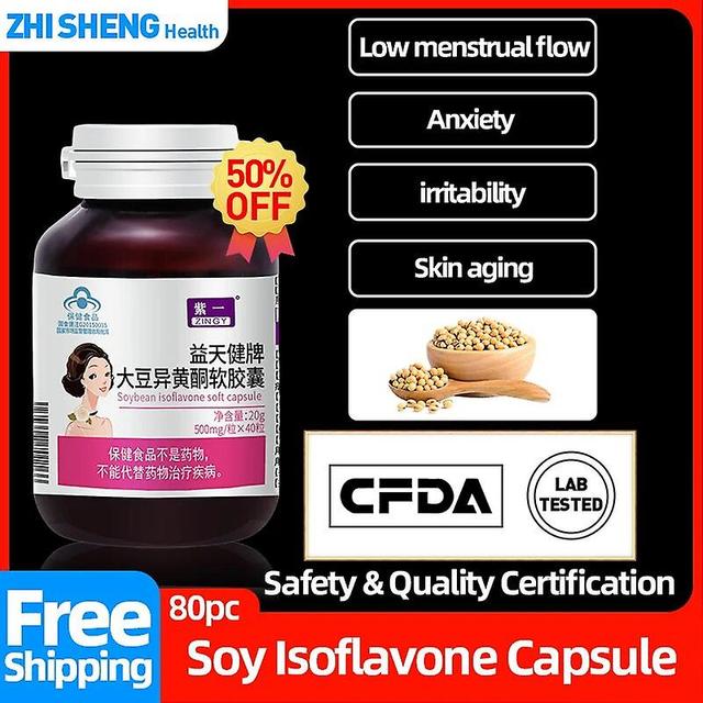 Jinzhaolai Soia Isoflavoni Capsule Prodotti Supplementi Per Le Donne Cfda Approvato Non-OGM 2bottles on Productcaster.