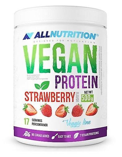 Allnutrition Vegaaninen proteiinimansikka 500 gr on Productcaster.