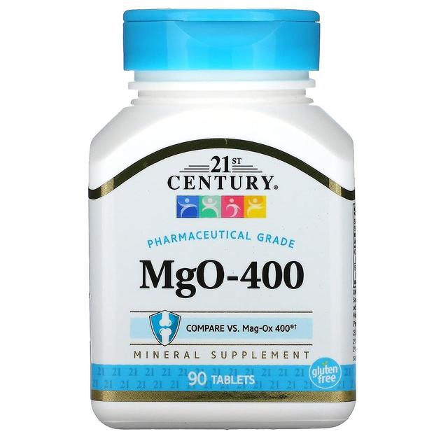 21st Century, MgO-400, 90 Tablets on Productcaster.