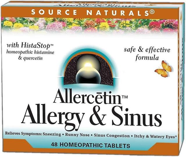 Source Naturals Allercetin Allergy & Sinus 48 Tablets on Productcaster.