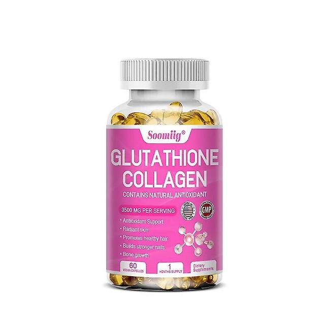 Visgaler Daitea Glutathione Collagen Capsules Antioxidant,anti-aging,whitening Support Skin,joints,hair Nails Health Enhance Immunity 60 count-1 bo... on Productcaster.