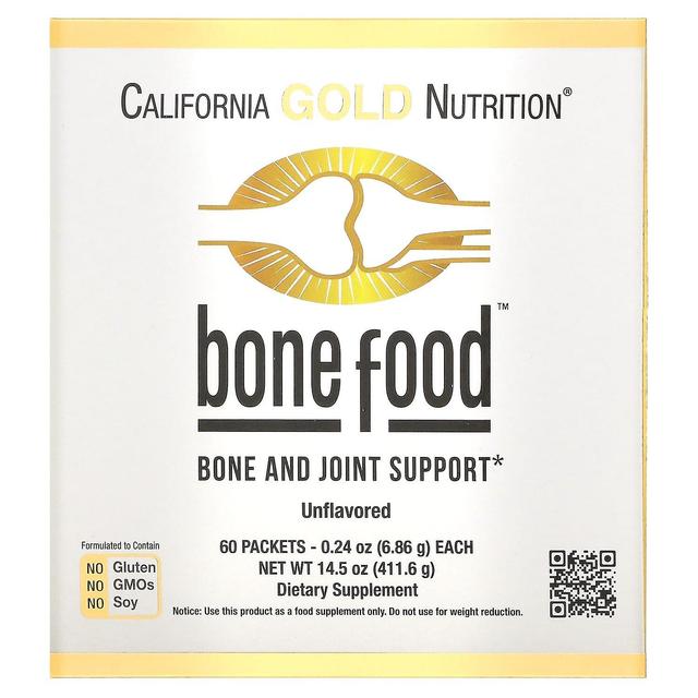 California Gold Nutrition, Knochennahrung, 60 Päckchen, 0,24 oz (6,86 g) on Productcaster.