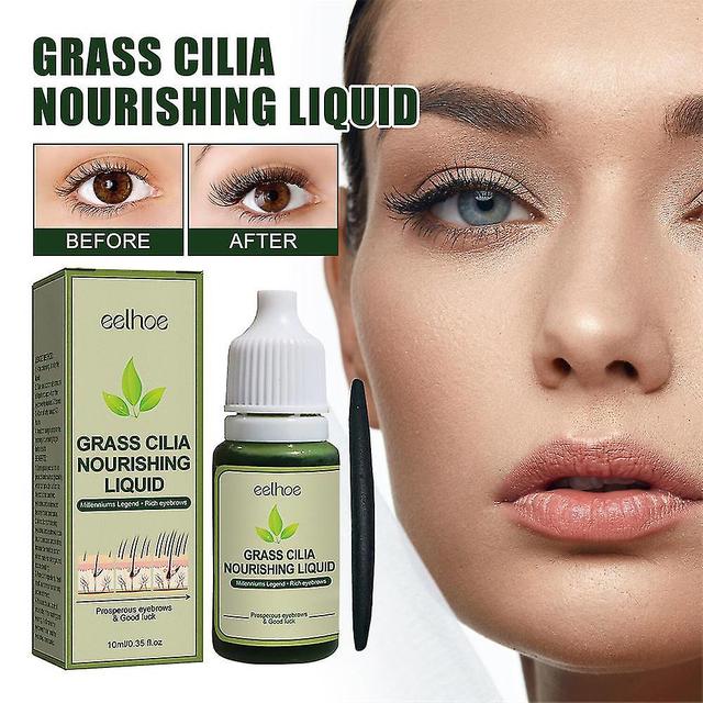 New Usma Grass Cilia Growth Nourishing Liquid Extract Essence For Eyebrows Eyelashes Hairline Women Health Hair Care Liquid [XH] on Productcaster.