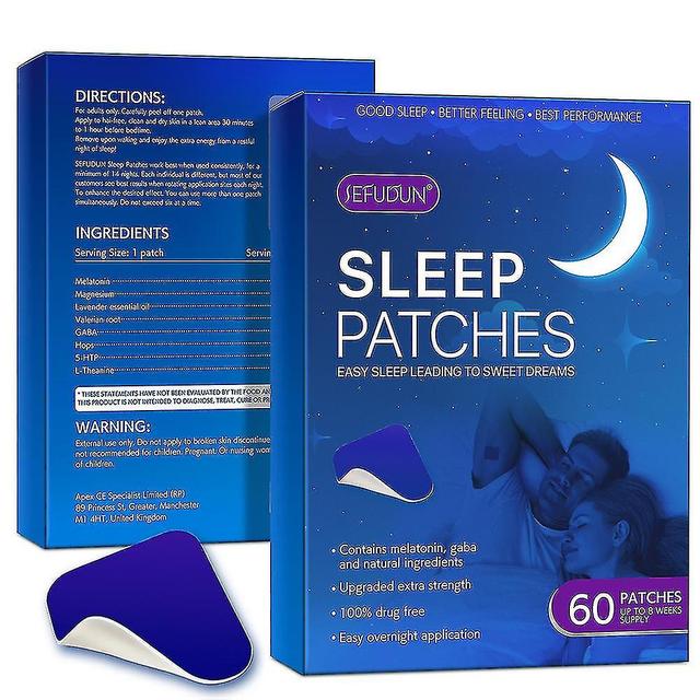 High Strength Deep Sleep Aid Sleep Patches för förbättrad sömn, Sustained Release Relax Decline Anxious färg02 on Productcaster.