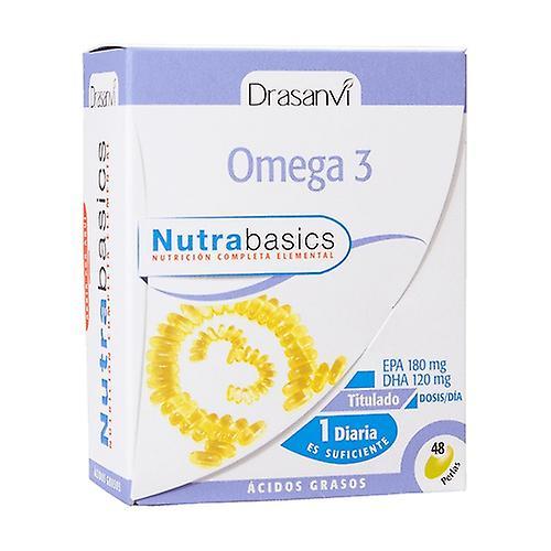 Drasanvi Omega 3 nutrabasics 48 softgels on Productcaster.