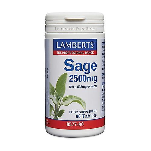 Lamberts Sage 90 tablets of 2500mg on Productcaster.