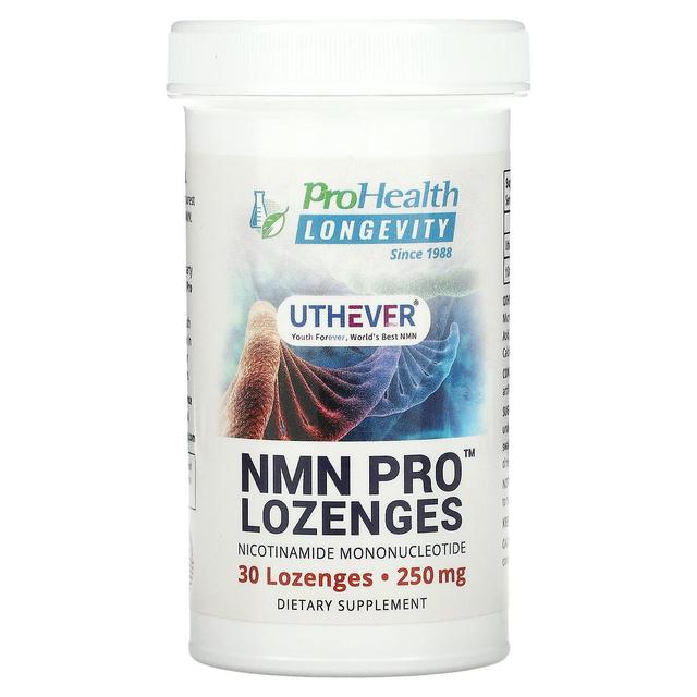 ProHealth Longevity ProHealth pitkäikäisyys, NMN Pro imeskelytabletit, 250 mg, 30 imeskelytablettia on Productcaster.