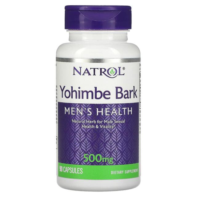 Natrol, Yohimbe Bark, 500 mg, 90 Capsules on Productcaster.