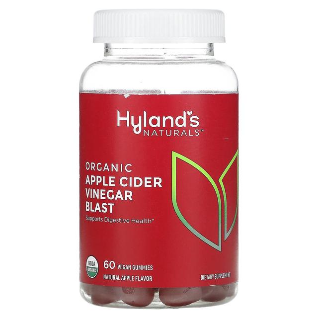 Hyland's, Organic Apple Cider Vinegar Blast Gummies, Natural Apple, 60 Vegan Gummies on Productcaster.