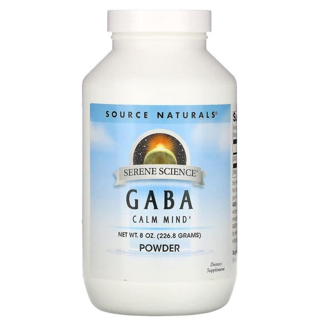 Source Naturals Källa Naturals, GABA Pulver, 8 oz (226.8 g) on Productcaster.