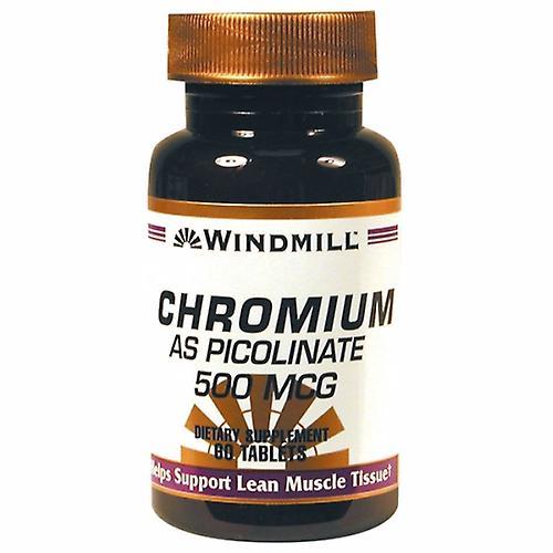 Windmill Health Chromium as Picolinate,500 mcg,60 Tabs (Pack of 1) on Productcaster.