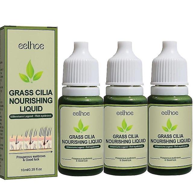 3x Usma Grass Pulp Juice Eyebrow Eyelash Growth Improves Grass Beard Growth Grass Hair Usma Pulp Jui on Productcaster.