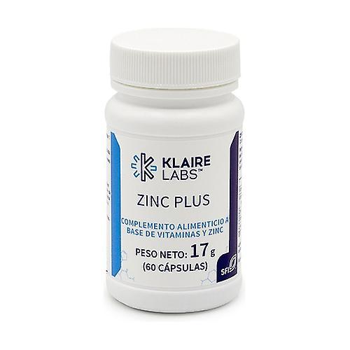 Klaire Labs Zinc Plus 60 capsules on Productcaster.