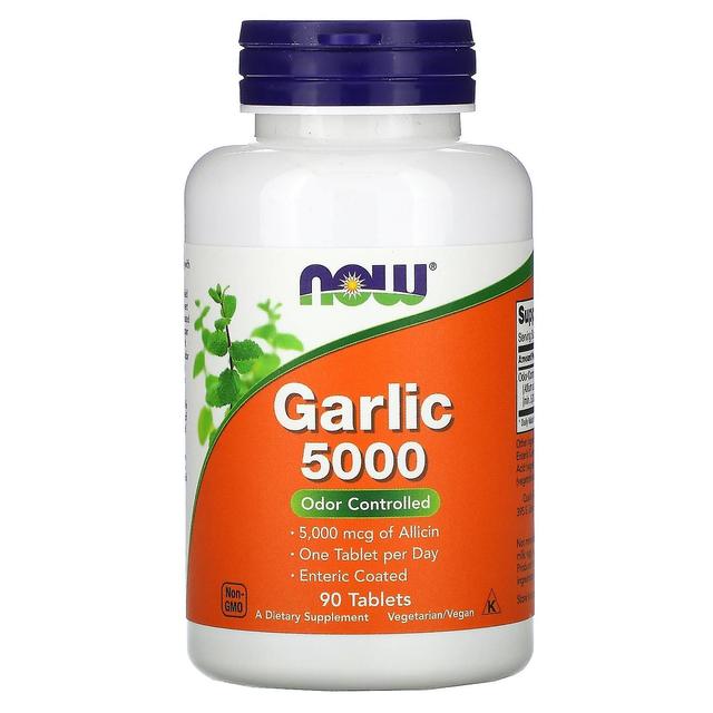 NOW Foods, Garlic 5000, 90 Tablets on Productcaster.