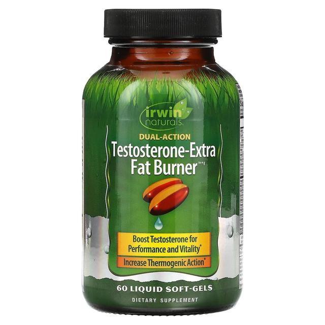 Irwin Naturals, Testosterone-Extra Fat Burner, 60 Liquid Soft-Gels on Productcaster.