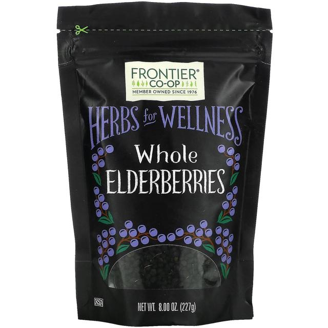 Frontier Coop Frontier Co-Op, Whole Elderberries, 8 oz (227 g) on Productcaster.