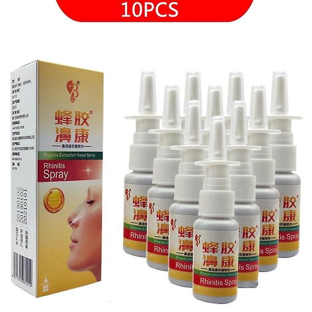 Coscelia 10pcs/lot Propolis Extractie Neusspray Behandeling Neus Gezondheidszorg Producten Chinese Medische Chronische Sinusitis Kruid Neusspray on Productcaster.