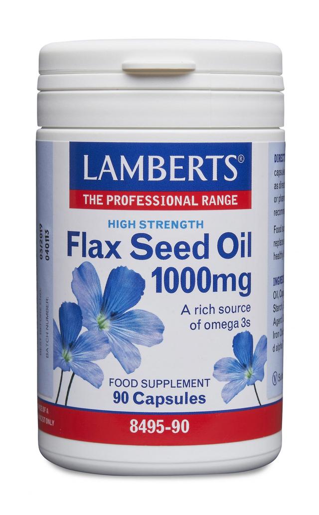 Lamberts flax seed oil 1000mg 90's on Productcaster.