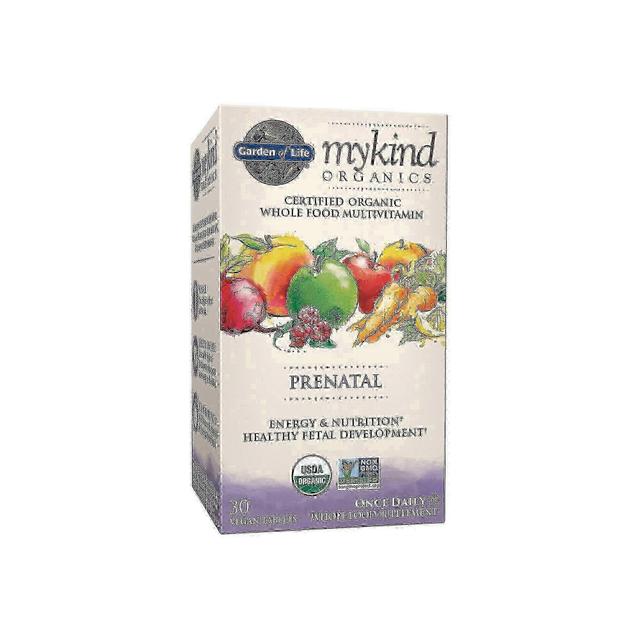 mykind Organics Jardim da vida meu tipo orgânico vegan pré-natal multivitamínico, comprimidos, 30 ea on Productcaster.