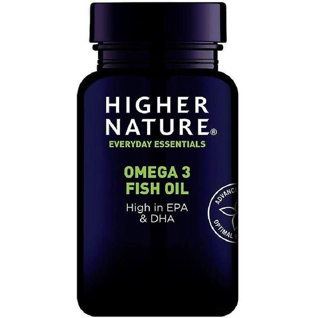 Higher Nature Più alta Natura Omega-3 Capsule di Olio di Pesce 90 (FIS090) on Productcaster.