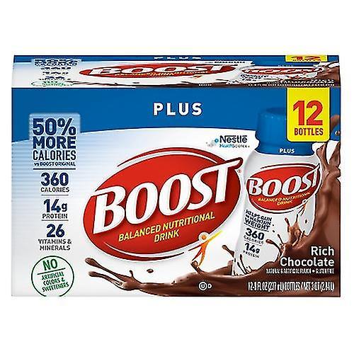 Healthcare Nutrition Boost Plus Nutritional Drink Rich Chocolate, Count Of 1 (pack Of 1) on Productcaster.