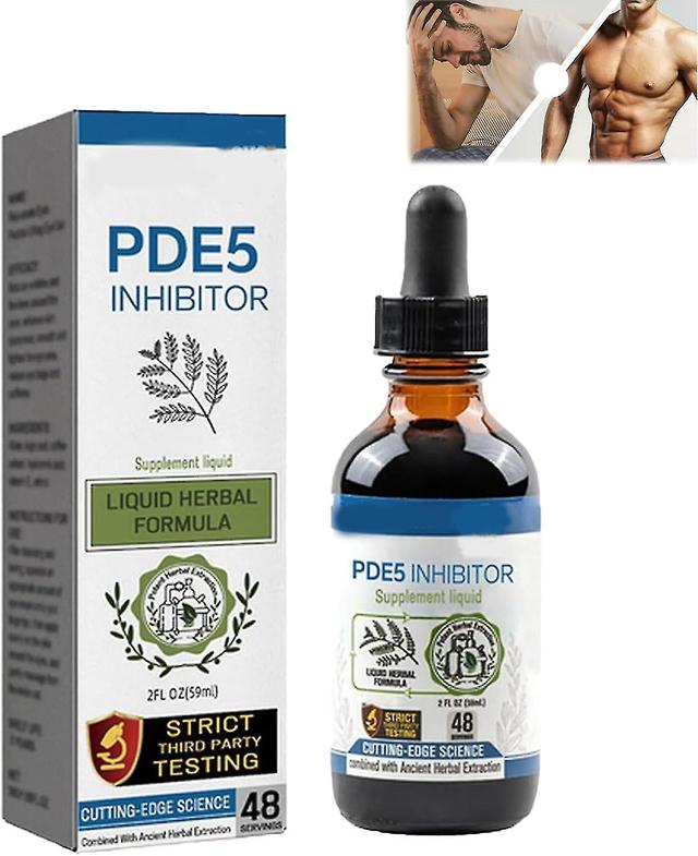 Pde5 Drops, Pde5 Inhibitors For Men Drops, Pde5 Inhibitor Supplement Drops, Men's Drops, Secret Drops For Strong Men, 3PCS on Productcaster.